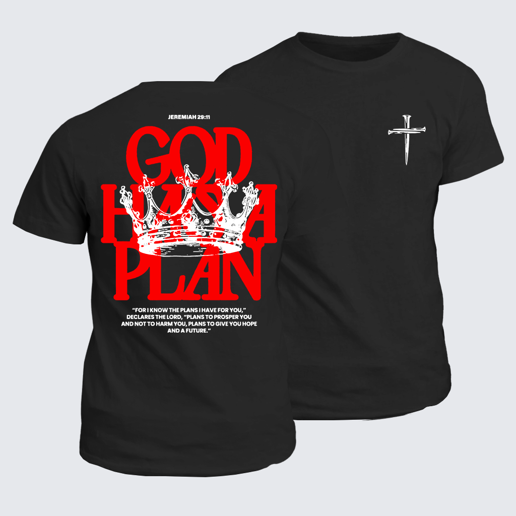 Classic Cotton Tee - God Has A Plan