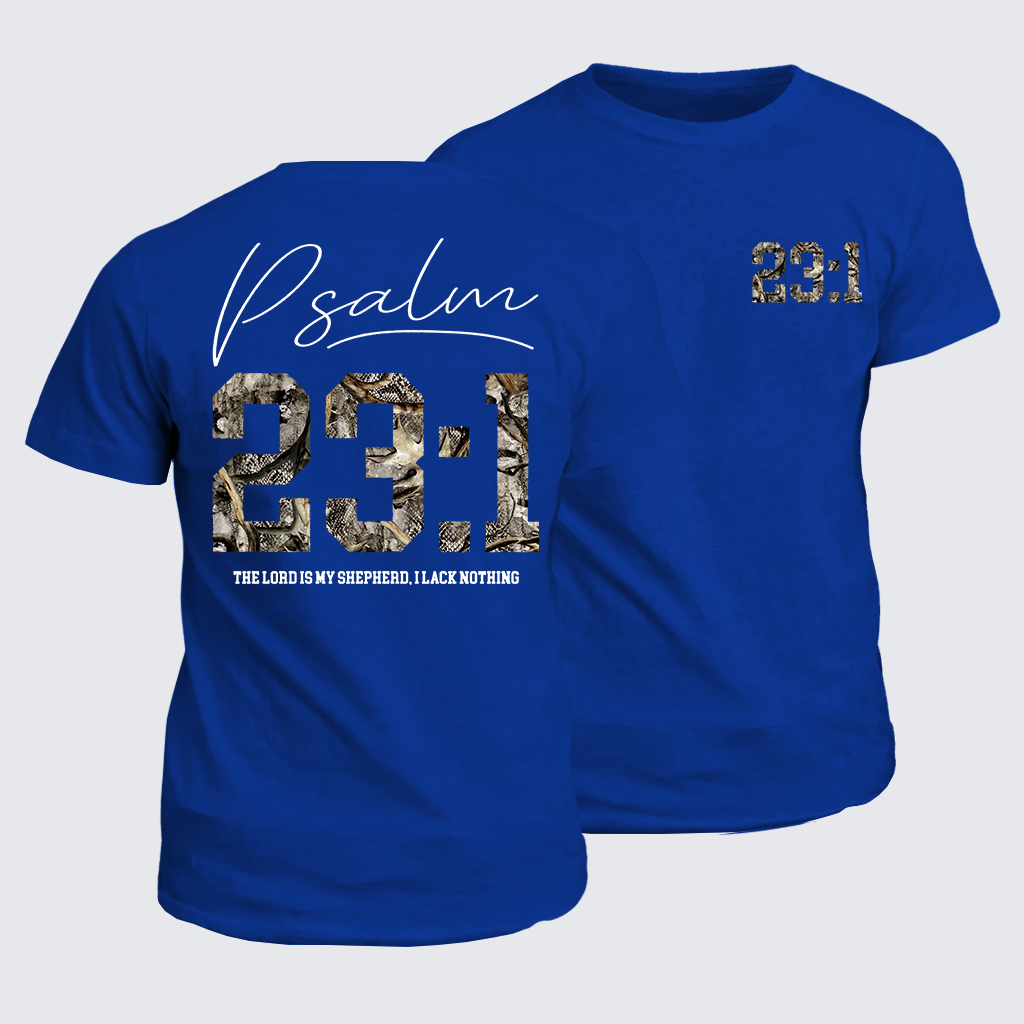 Classic Cotton Tee - Psalm 23:1