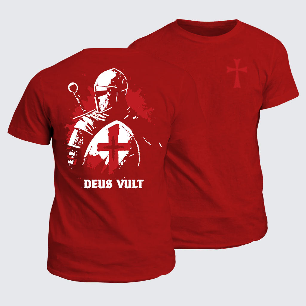 Classic Cotton Tee - Deus Vult Knight Templar