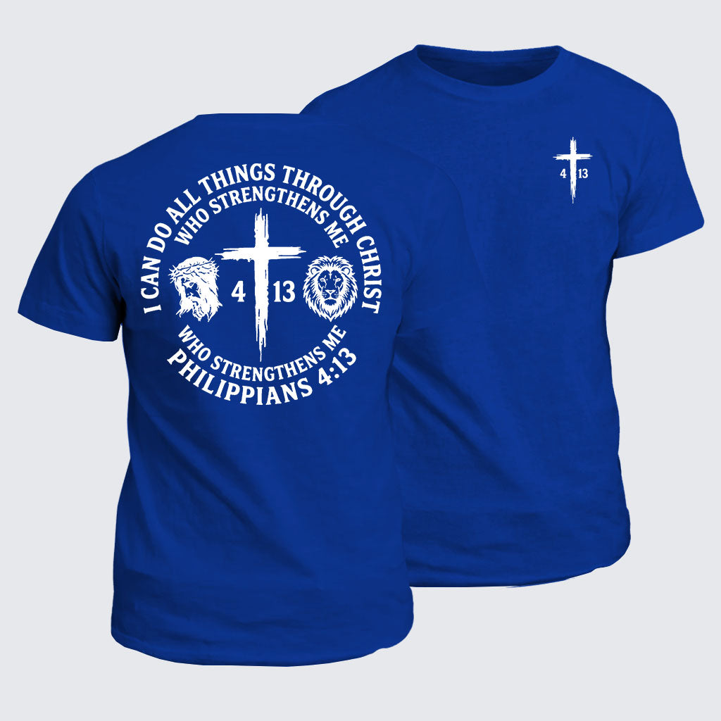 Classic Cotton Tee - All Things Through Christ