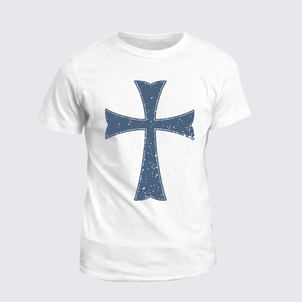 Classic Cotton Tee - Knights Templar Crusader Cross