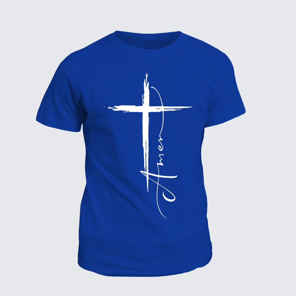 Classic Cotton Tee - Amen Cross