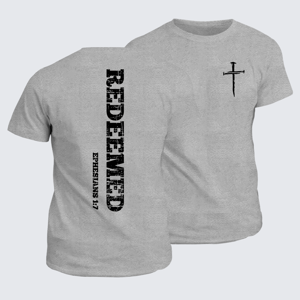 Classic Cotton Tee -  Redeemed Ephesians 1:7