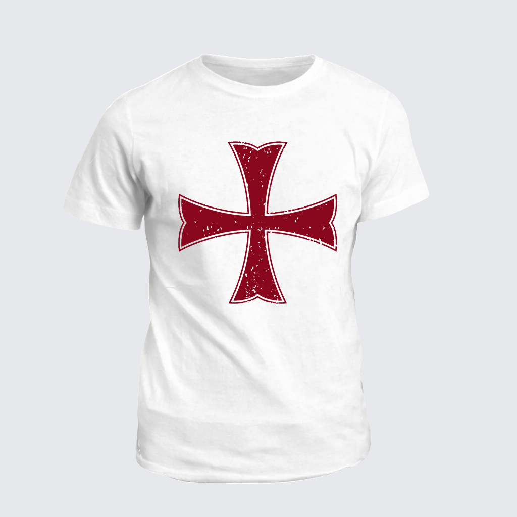 Classic Cotton Tee - Knights Templar Crusader Cross