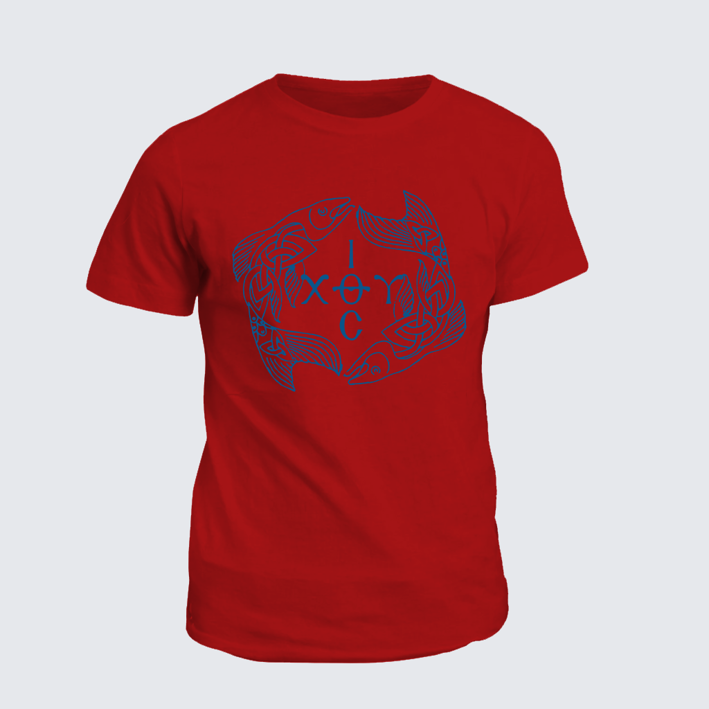 Classic Cotton Tee - Celtic Ichthys Fish