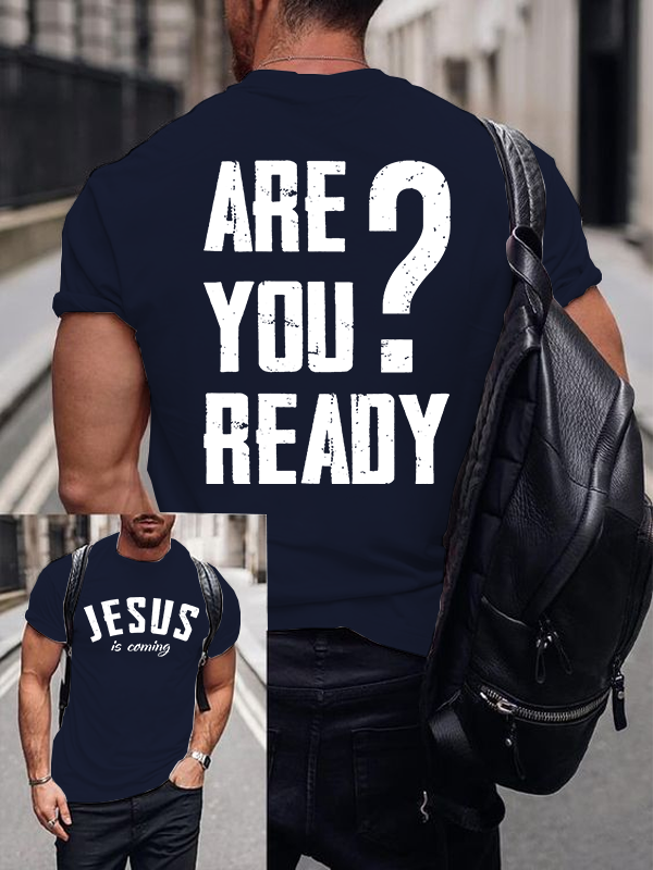 Classic Cotton Tee - Jesus Is Coming
