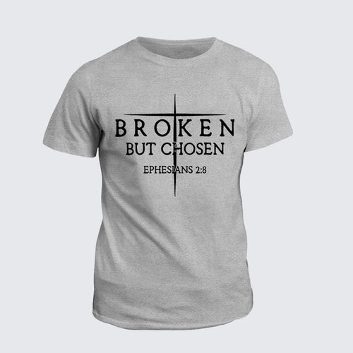Classic Cotton Tee -  Broken But Chosen