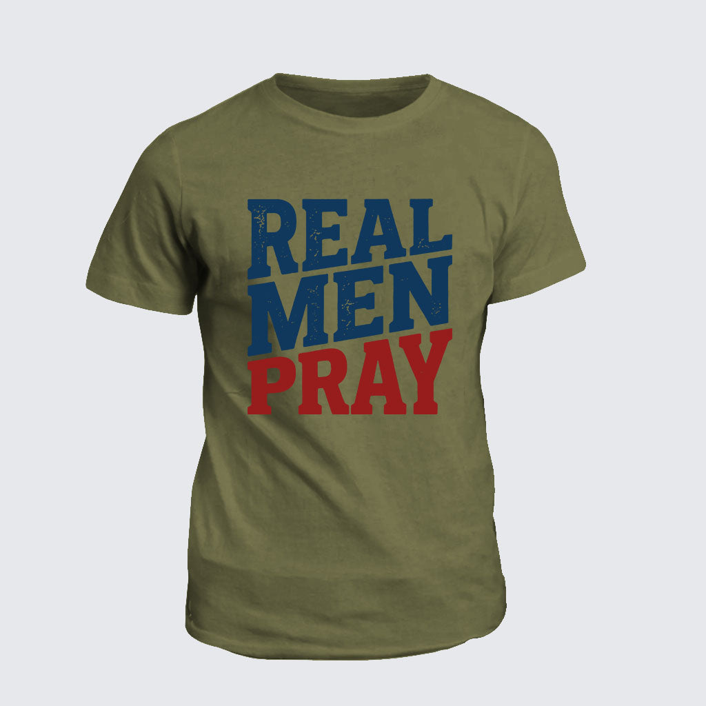 Classic Cotton Tee -  Real Men Pray