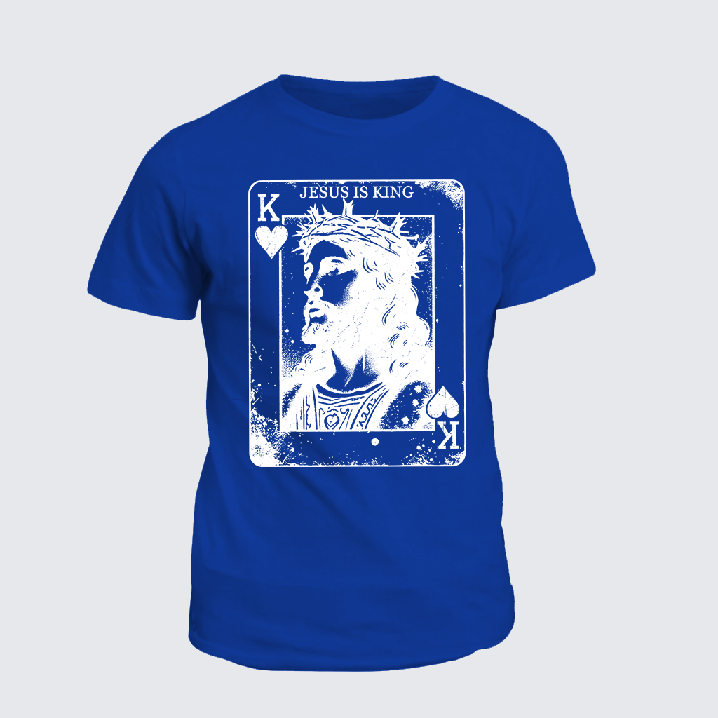 Classic Cotton Tee - Jesus Is King Card