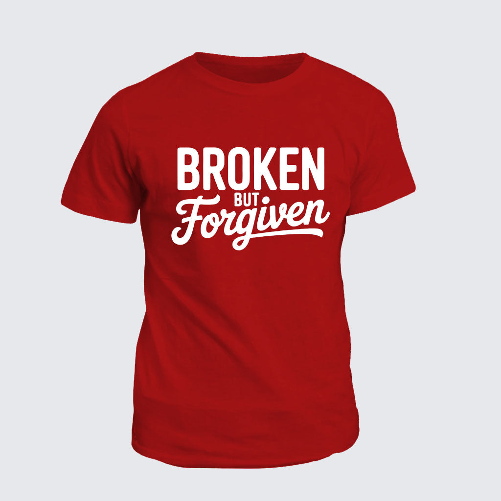 Classic Cotton Tee - Broken But Forgiven
