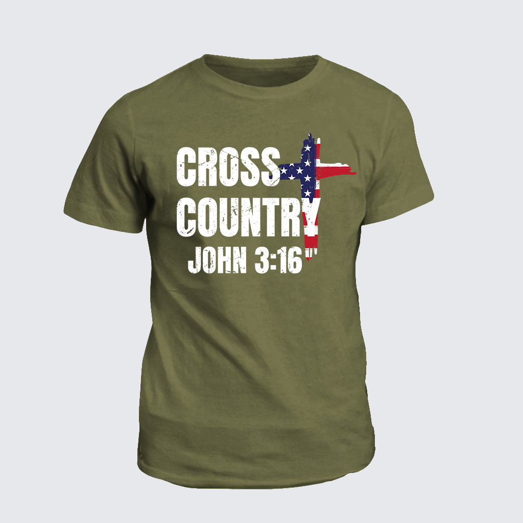 Classic Cotton Tee - Cross Country John 3:16