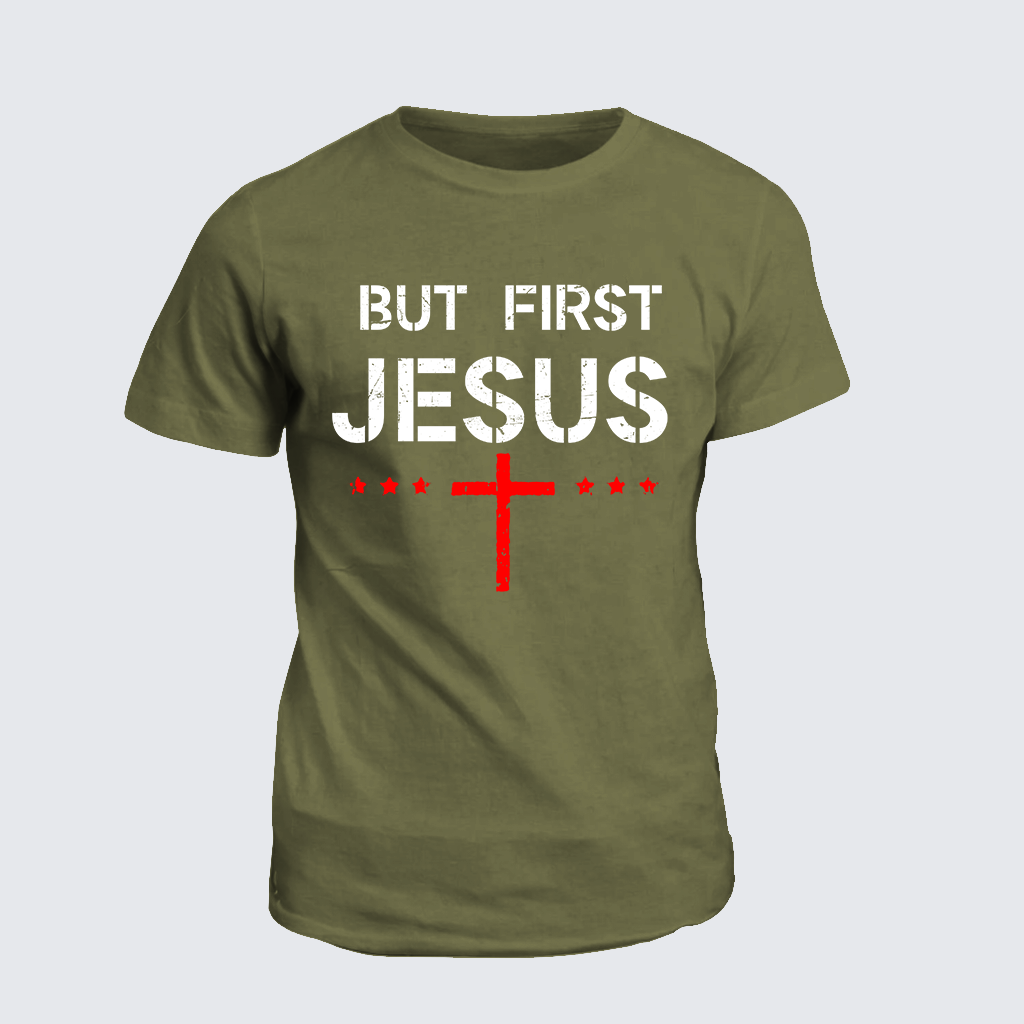 Classic Cotton Tee - But First Jesus