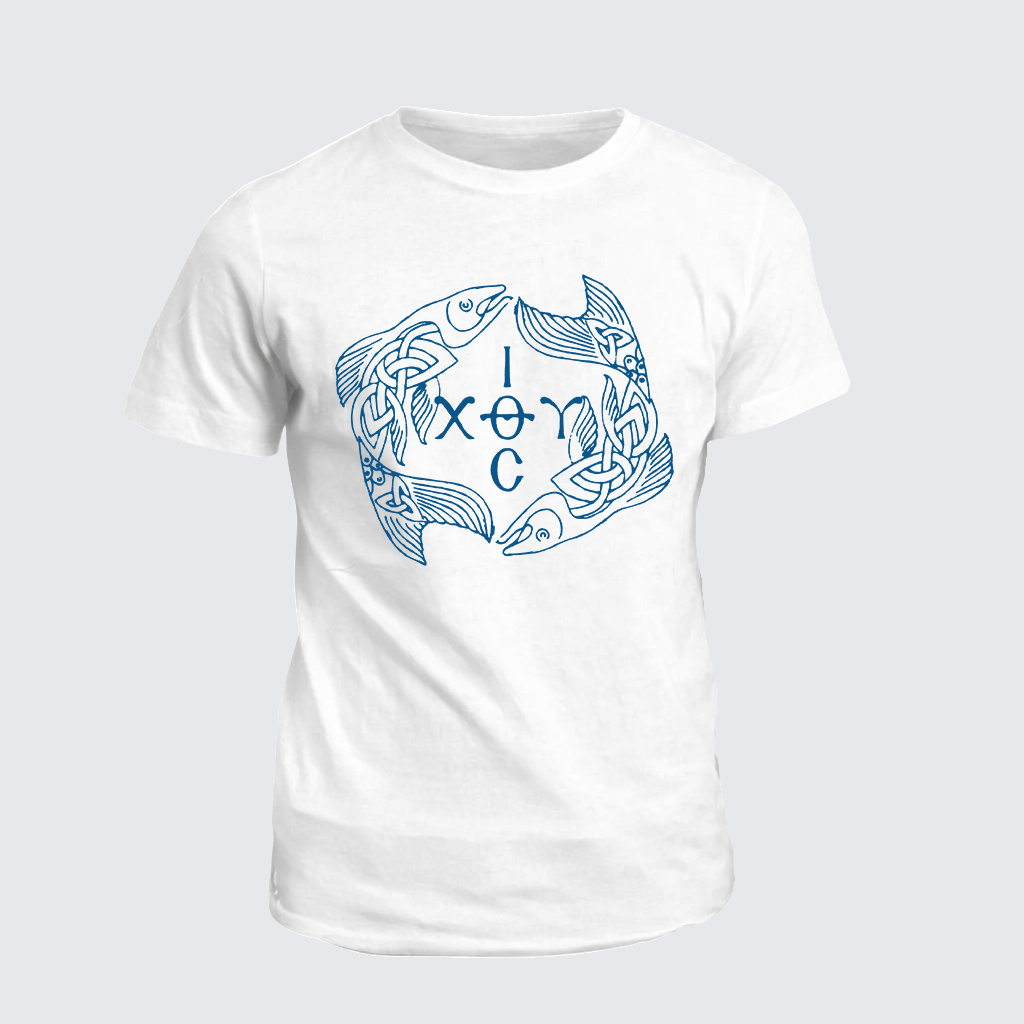 Classic Cotton Tee - Celtic Ichthys Fish