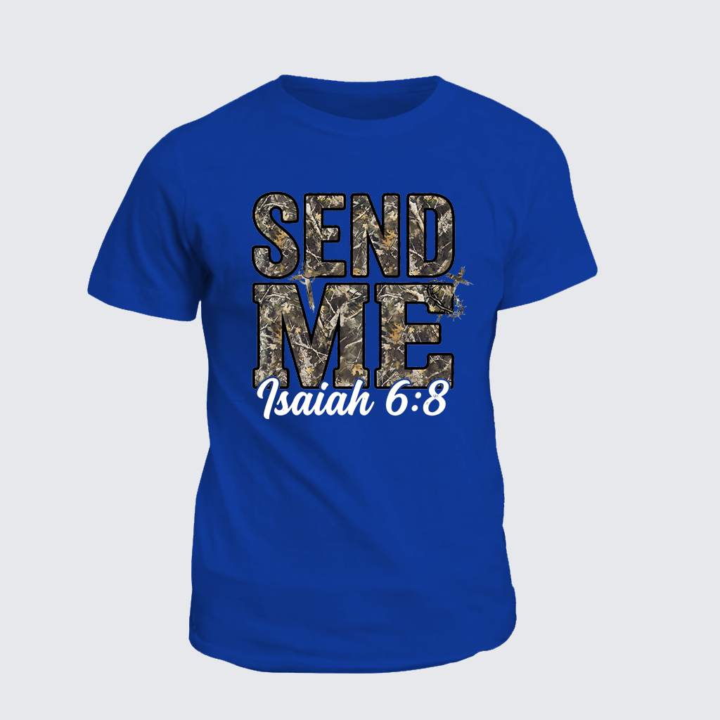 Classic Cotton Tee - Isaiah 6:8 - SEND ME
