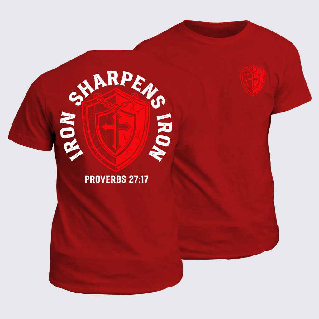 Classic Cotton Tee - Iron Sharpens Iron - Proverbs 27:17