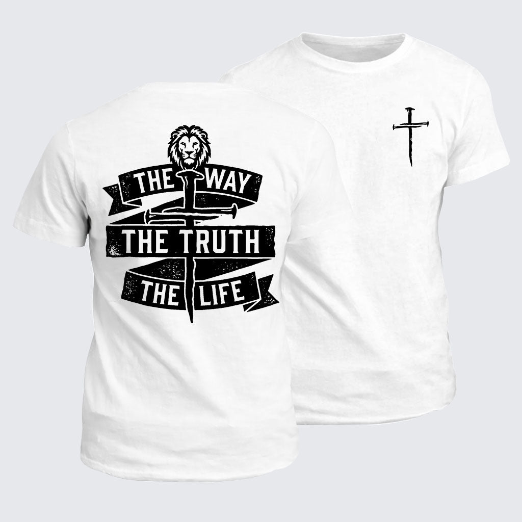 Classic Cotton Tee - Jesus The Way The Truth The Life