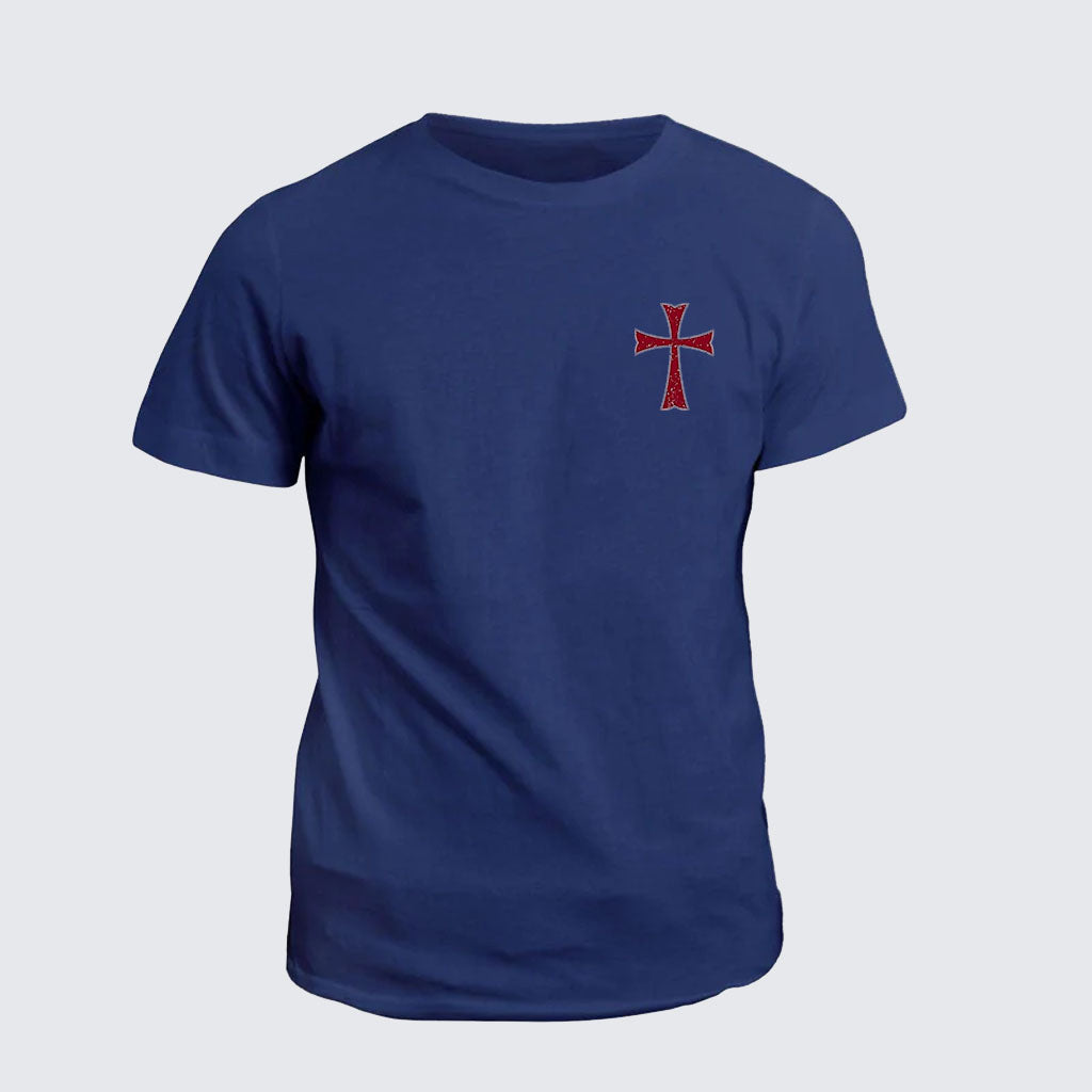 Classic Cotton Tee -  Knights Templar Crusader Cross