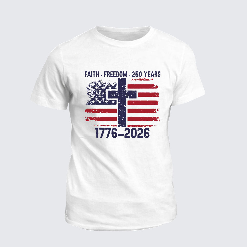 Classic Cotton Tee -  Faith Freedom