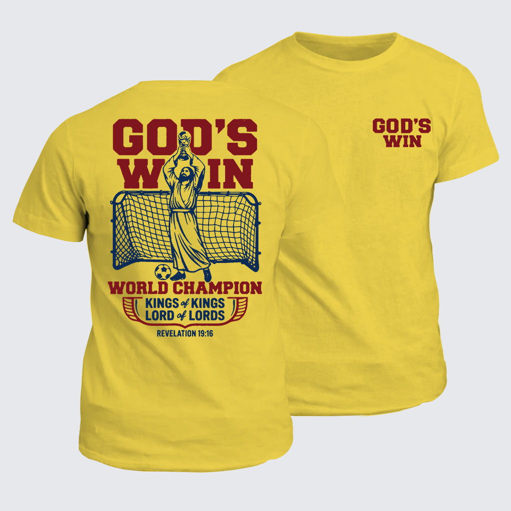 Classic Cotton Tee -  God's Win