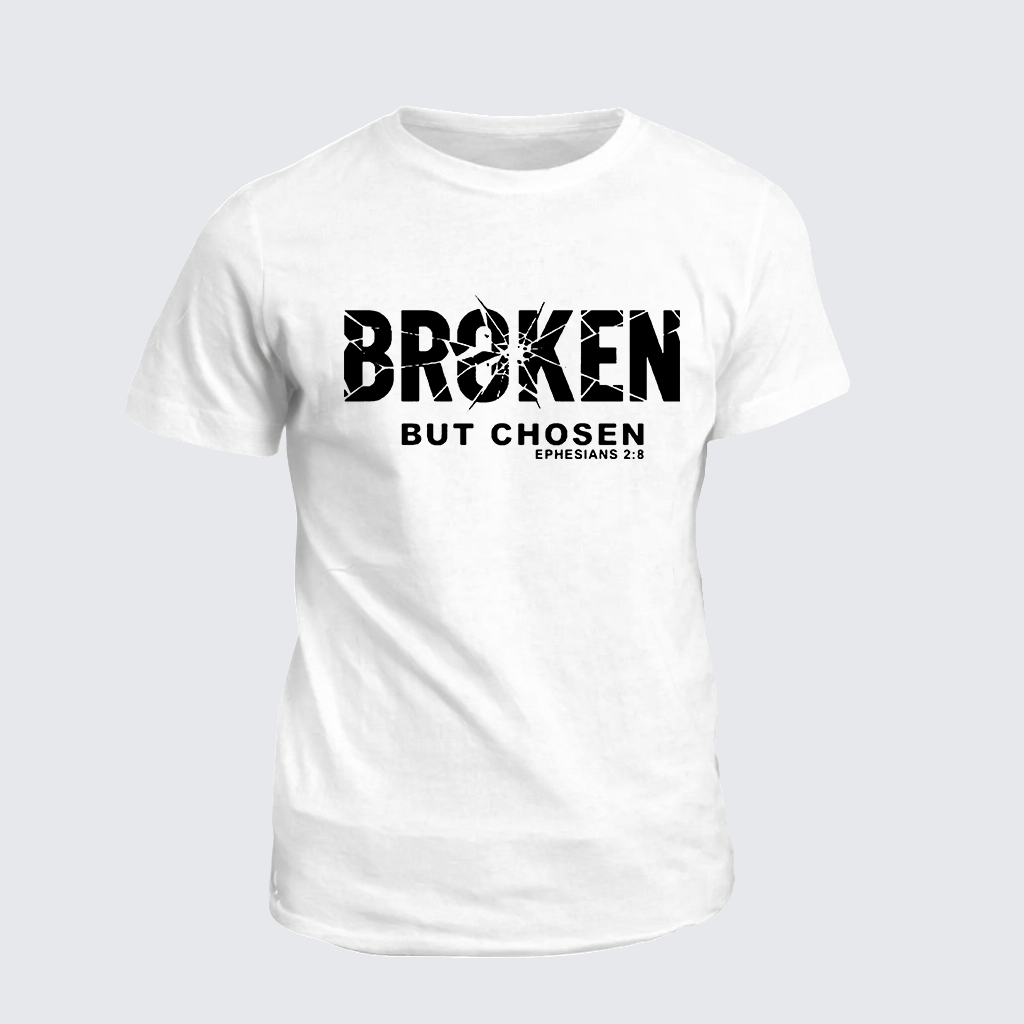 Classic Cotton Tee - Broken But Chosen