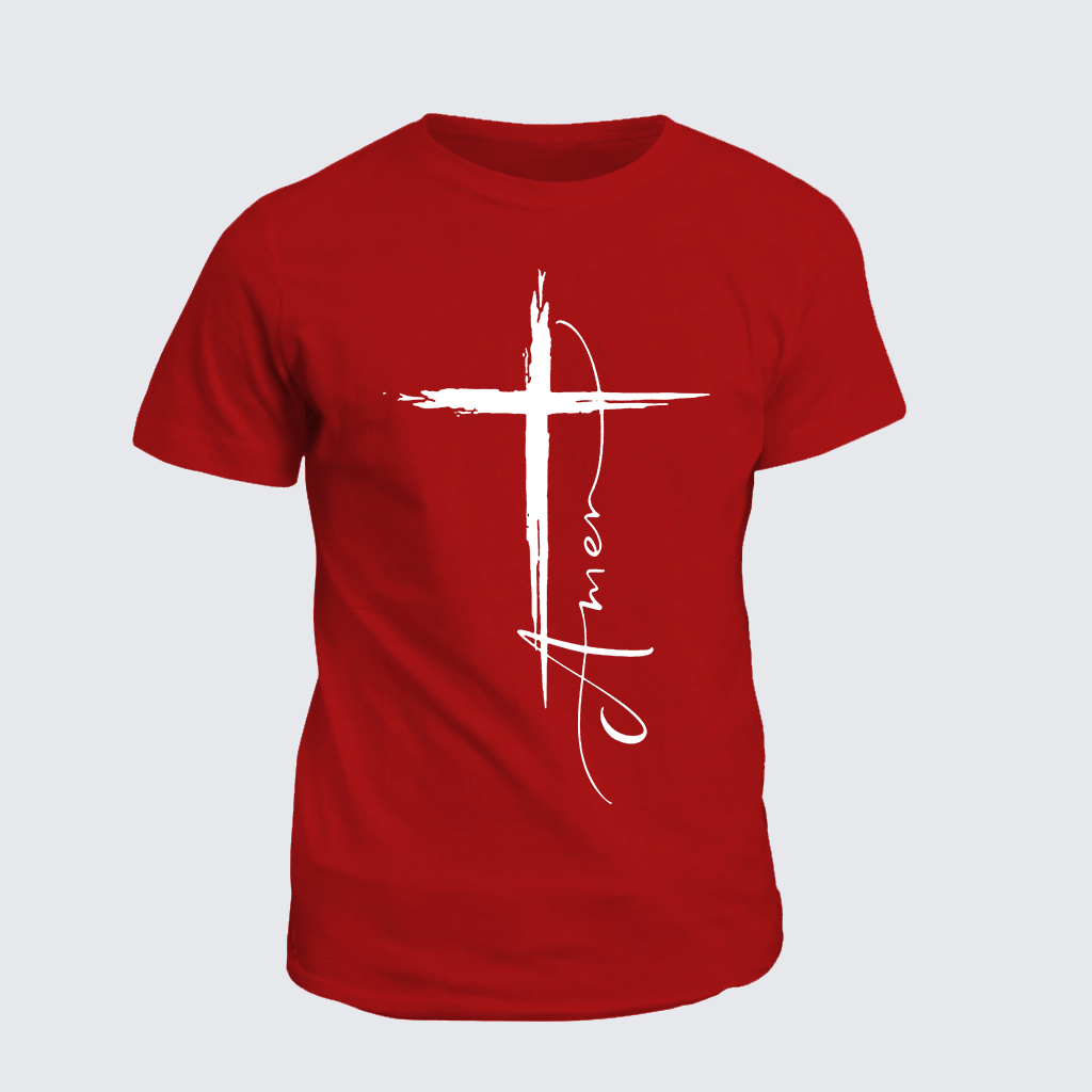 Classic Cotton Tee - Amen Cross
