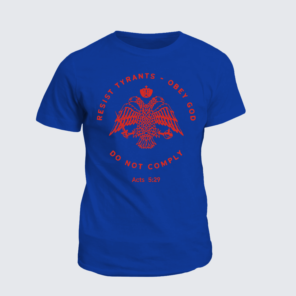 Classic Cotton Tee - Eastern Orthodox Christian Eagle