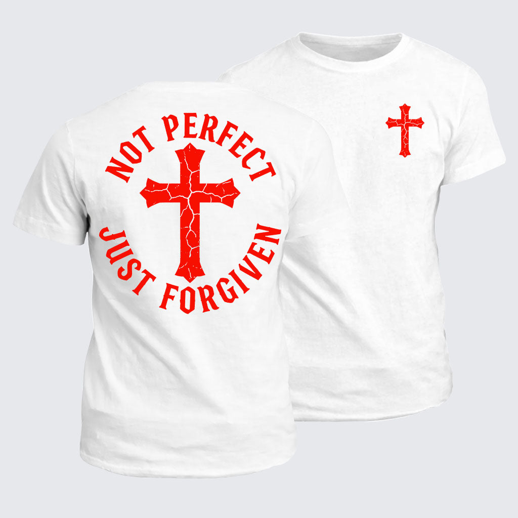 Classic Cotton Tee -  Not Perfect Just Forgiven