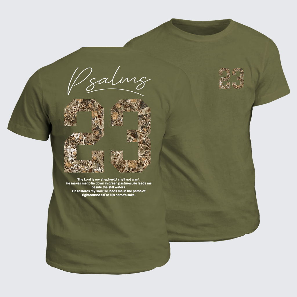 Classic Cotton Tee - Psalms 23