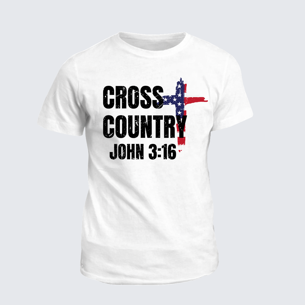 Classic Cotton Tee - Cross Country John 3:16