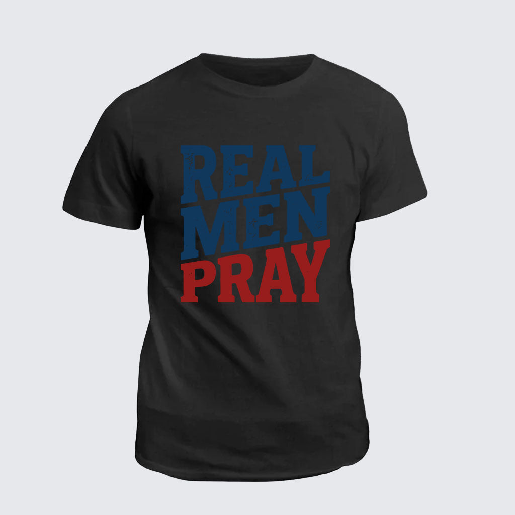 Classic Cotton Tee -  Real Men Pray