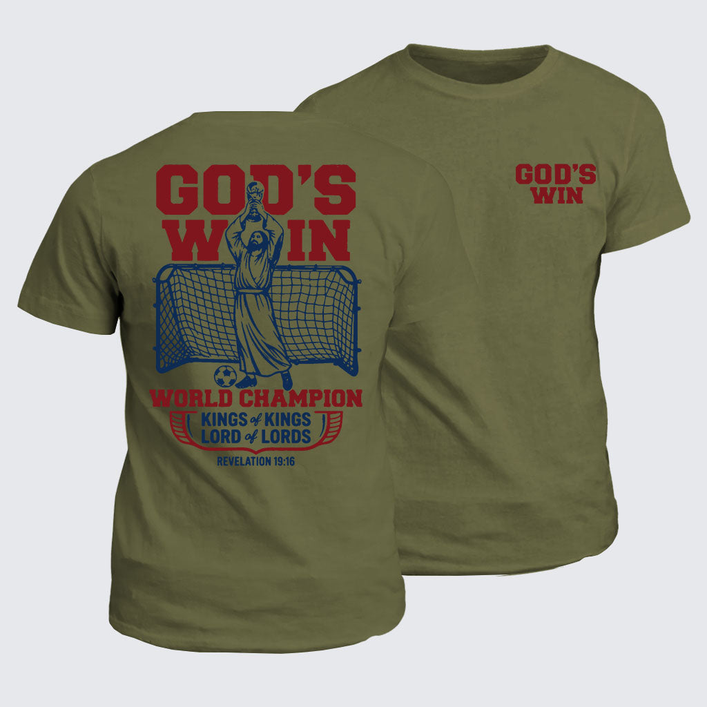 Classic Cotton Tee -  God's Win