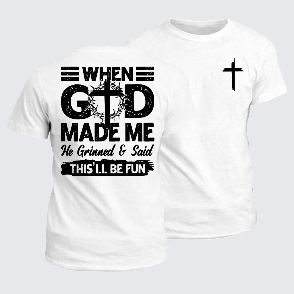 Classic Cotton Tee - When God Made Me