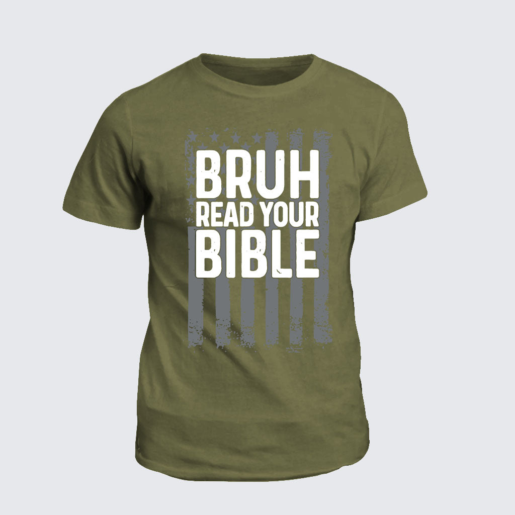 Classic Cotton Tee - Bruh Read Your Bible