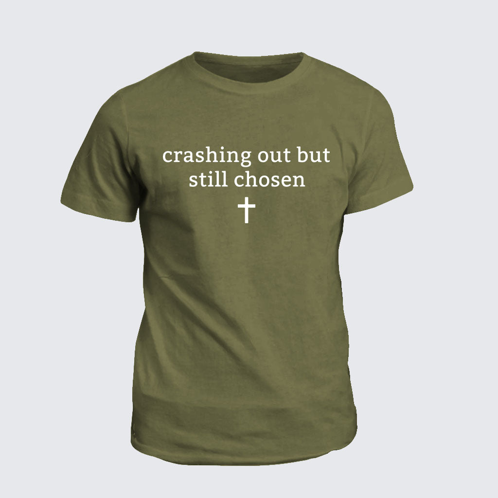 Classic Cotton Tee - Crashing Out But Still Chosen