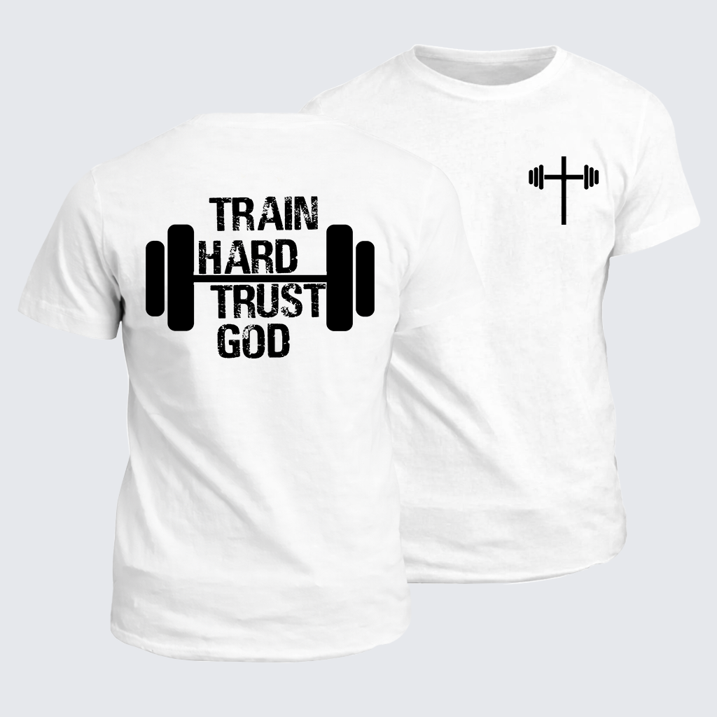 Classic Cotton Tee - Train Hard Trust God