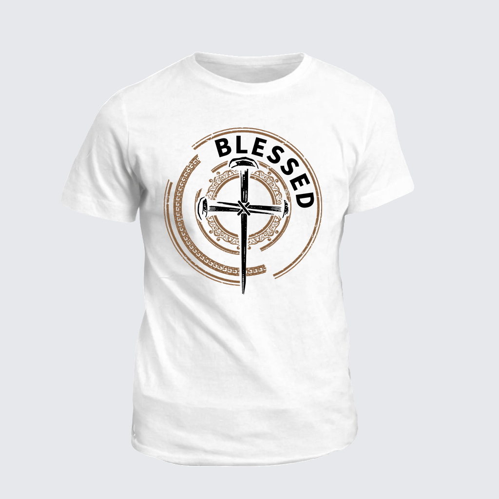 Classic Cotton Tee - Blessed Cross