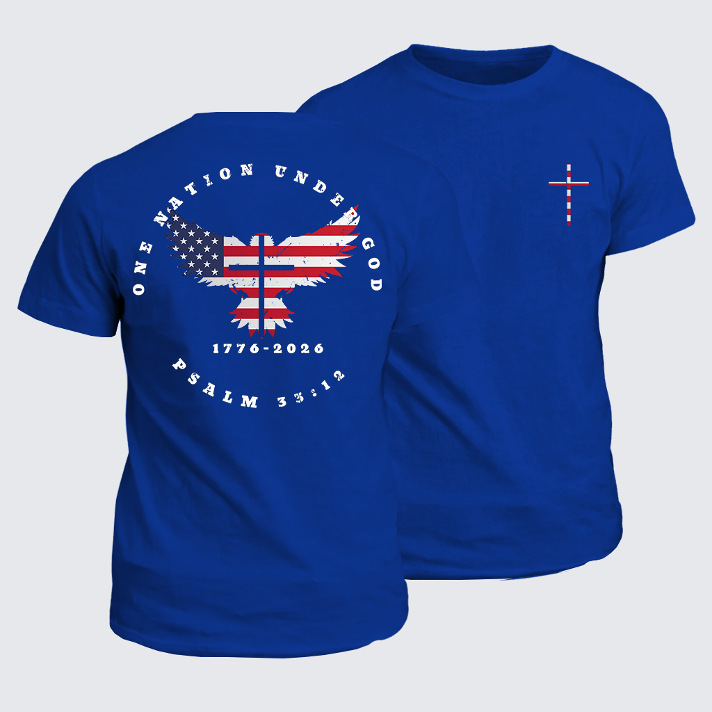 Classic Cotton Tee - One Nation Under God