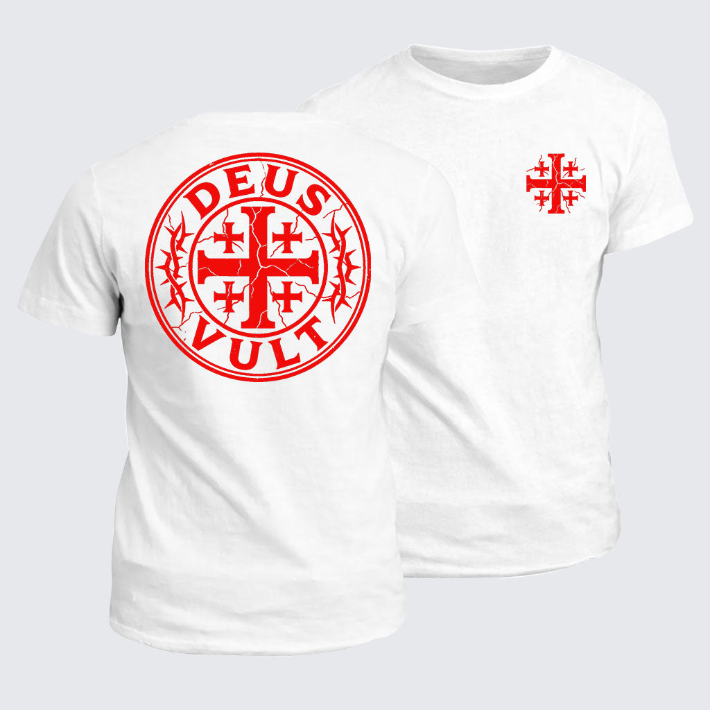 Classic Cotton Tee - Deus Vult
