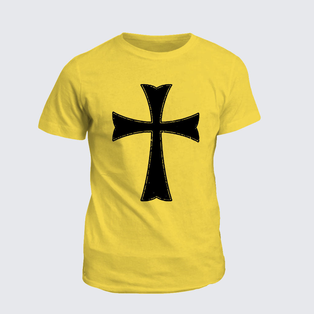 Classic Cotton Tee - Knights Templar Crusader Cross