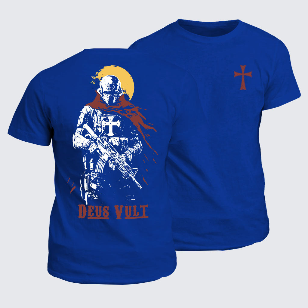 Classic Cotton Tee - Deus Vult