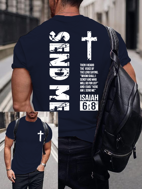 Classic Cotton Tee - Send Me Isaiah 6:8