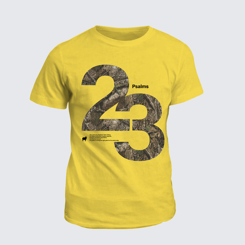 Classic Cotton Tee - Psalm 23