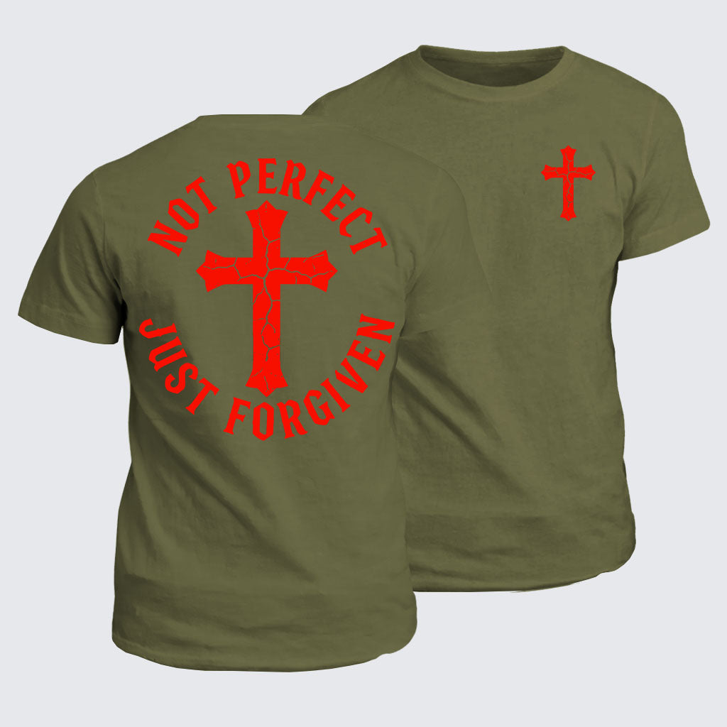 Classic Cotton Tee -  Not Perfect Just Forgiven