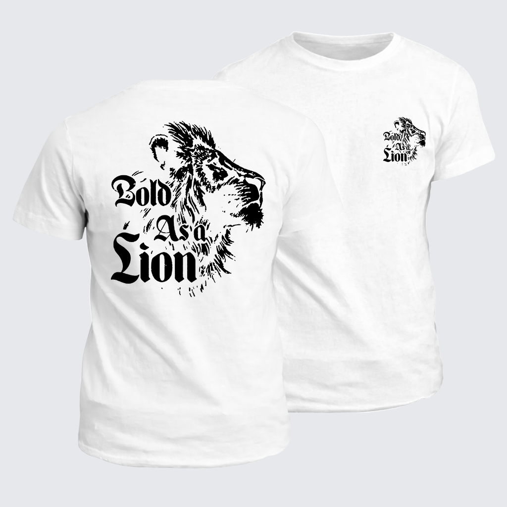 Classic Cotton Tee - Bold As A Lion
