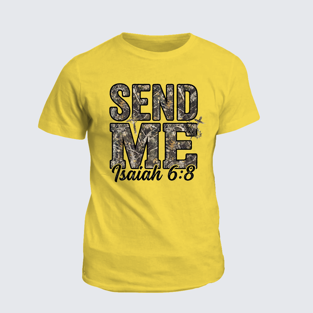 Classic Cotton Tee - Isaiah 6:8 - SEND ME