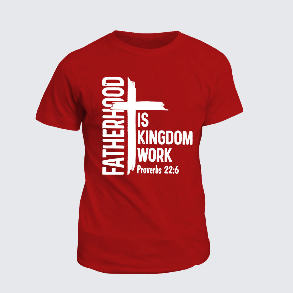 Classic Cotton Tee -  Fatherhood is Kingdom Work