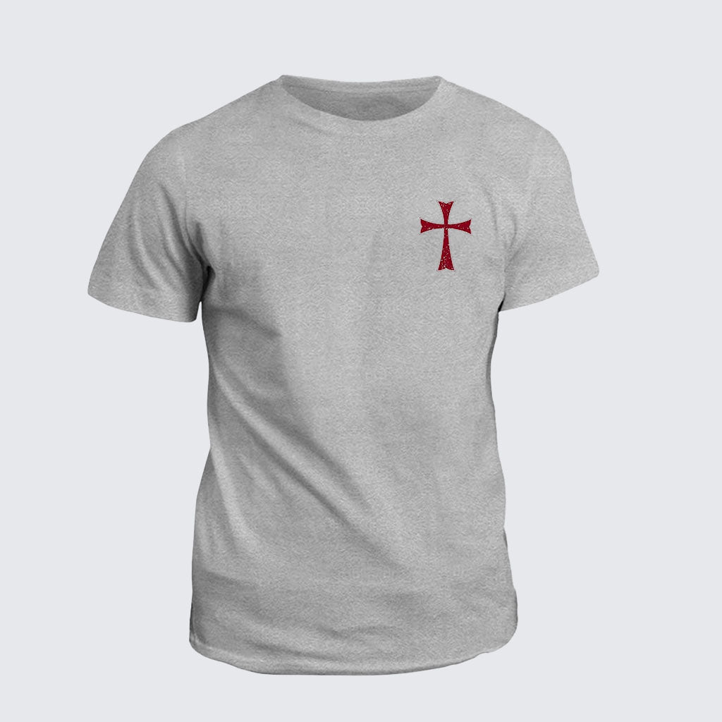 Classic Cotton Tee -  Knights Templar Crusader Cross