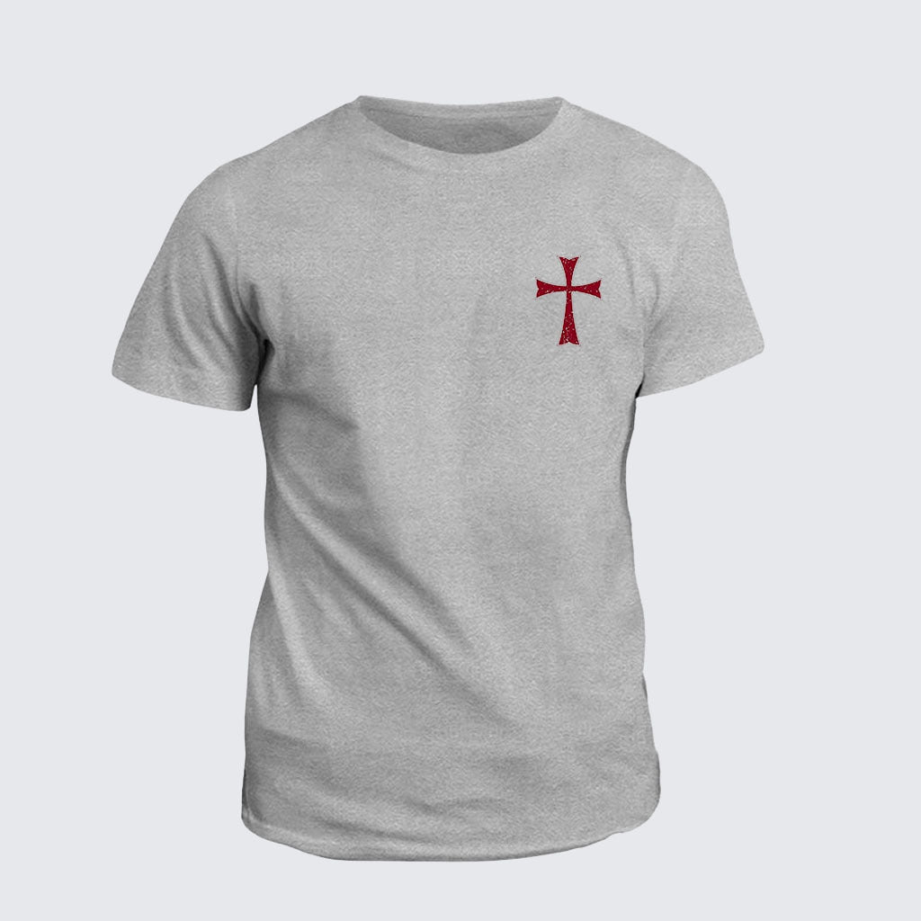 Classic Cotton Tee -  Knights Templar Crusader Cross