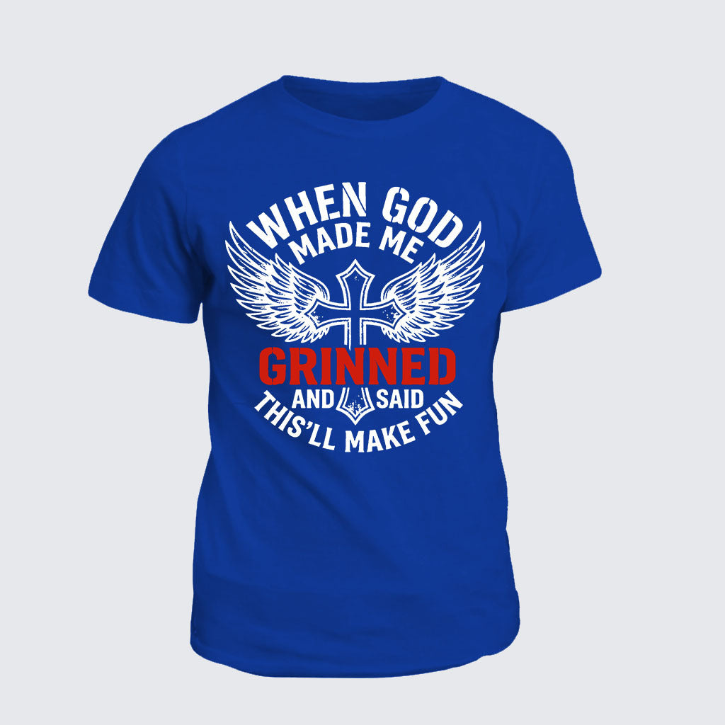 Classic Cotton Tee - When God Made Me