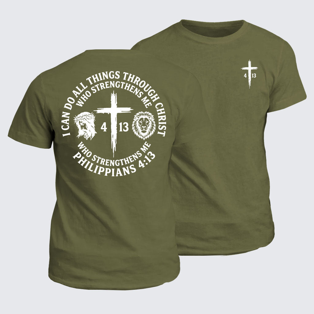 Classic Cotton Tee - All Things Through Christ